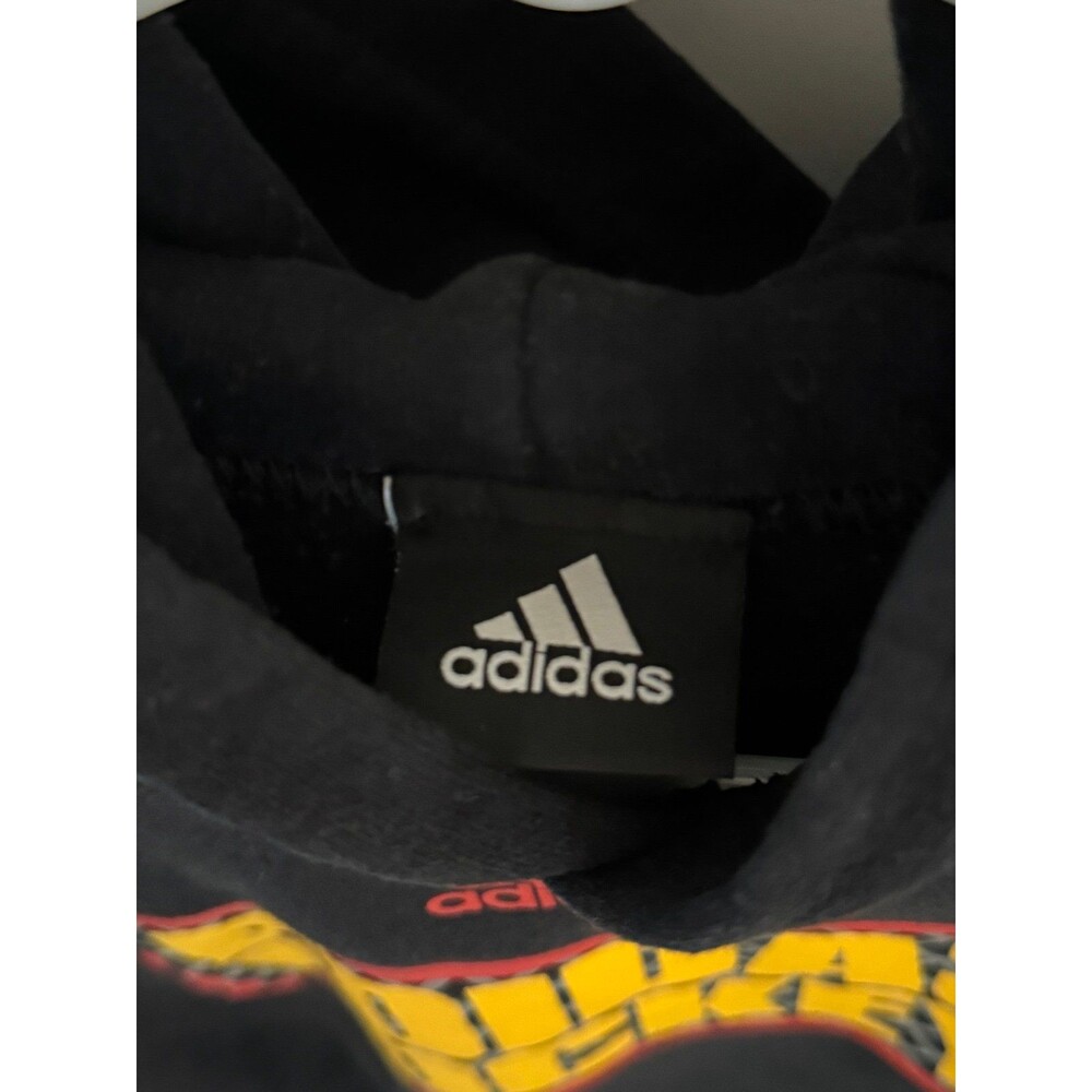 ADIDAS BRAND~Hockey Hoodie Sweatshirt, Men’s Size Small Black Clothing, Sports - Picture 3 of 6